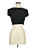Shein Black Short Sleeve Top Size 6 - photo 1