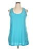The ZigZag Stripe Teal Tank Top Size XL - photo 1