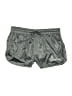 Assorted Brands 100% Polyester Metallic Silver Athletic Shorts Size L - photo 1