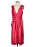 Prada 100% Silk Red Pink Cocktail Dress Size EU (IT) 42 / US 6 - photo 1