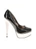 Steve Madden Graphic Black Heels Size 8 1/2 - photo 1
