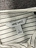 Nine West Stripes Silver Long Sleeve Button-Down Shirt Size L - photo 7