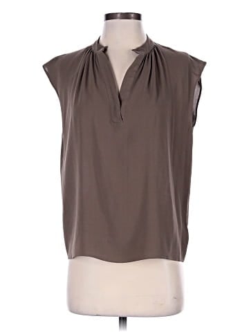 Michael Kors Sleeveless Silk Top (view 1)