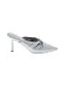 Something Navy Stripes Gray Ivory Mule/Clog Size 9 1/2 - photo 1