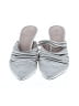 Something Navy Stripes Gray Ivory Mule/Clog Size 9 1/2 - photo 2