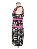 BCBGMAXAZRIA 100% Polyester Graphic Gray Cocktail Dress Size 8 - photo 5