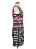 BCBGMAXAZRIA 100% Polyester Graphic Gray Cocktail Dress Size 8 - photo 4