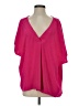ee:some 100% Polyester Pink Short Sleeve Blouse Size M - photo 1