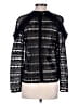 Self-Portrait 100% Polyester Black Ruffle Long-Sleeve Top Size 6 - photo 2
