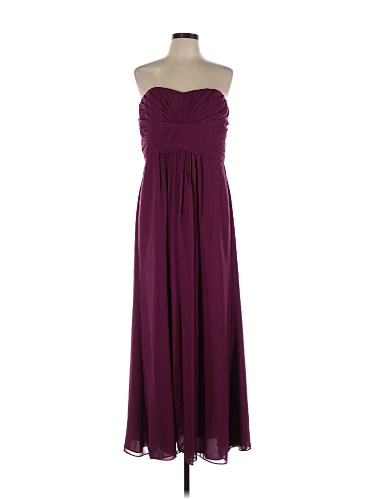 Pre-owned David's Bridal Cocktail Dress In Purple