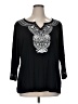 Karen Scott Black Pullover Sweater Size 1X - photo 1