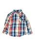 Tommy Hilfiger Plaid Blue Long Sleeve Button-Down Shirt Size 3T - photo 1
