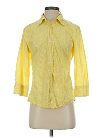 Gap 3/4 Sleeve Button-Down Shirt (view 1)