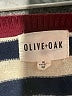 Olive and Oak Stripes Burgundy Pullover Sweater Size M - photo 7