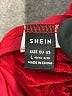 Shein 100% Polyester Red Long Sleeve Blouse Size 8 - 10 - photo 3
