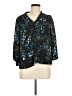 CeCe 100% Polyester Blue 3/4 Sleeve Blouse Size M - photo 1