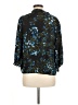 CeCe 100% Polyester Blue 3/4 Sleeve Blouse Size M - photo 2