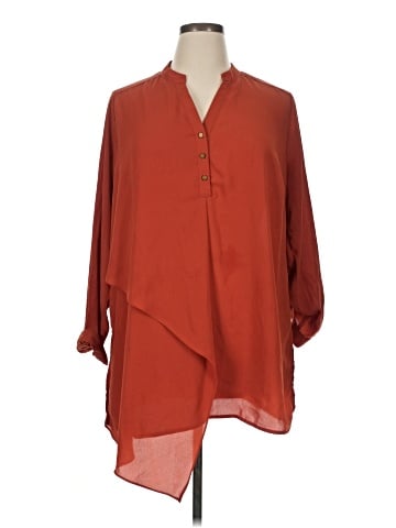 NY Collection 3/4 Sleeve Blouse (view 1)
