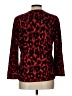 Rafaella Animal Print Red Pullover Sweater Size L - photo 2