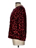 Rafaella Animal Print Red Pullover Sweater Size L - photo 5