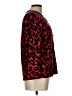 Rafaella Animal Print Red Pullover Sweater Size L - photo 4