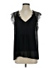 Lovestitch 100% Polyester Black Sleeveless Blouse Size M - photo 1