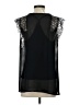 Lovestitch 100% Polyester Black Sleeveless Blouse Size M - photo 2