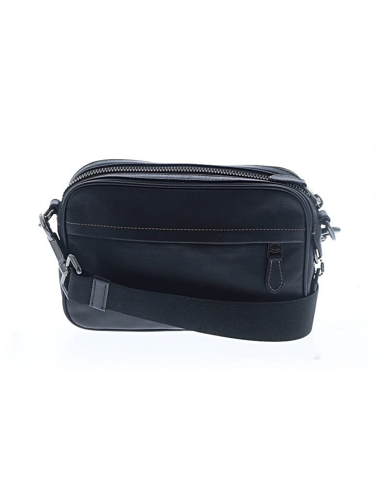 Pre-owned Coach Factory Leather Crossbody Bag In Black