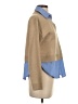 MNG Color Block Tan Pullover Sweater Size XS - photo 4