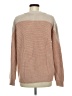 Rock Angel Couture Color Block Pink Tan Pullover Sweater Size M - photo 2