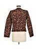 J.Crew 100% Polyester Animal Print Brown Jacket Size 8 - photo 2