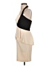 BCBGMAXAZRIA 100% Polyester Color Block Tan Cocktail Dress Size 4 - photo 5