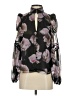 Ted Baker London 100% Polyester Black Long Sleeve Blouse Size 2 (0) - photo 1