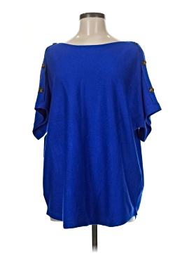Cable & Gauge Short Sleeve Blouse