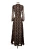 Madewell 100% Polyester Paisley Brown Casual Dress Size 00 - photo 2