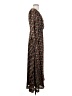 Madewell 100% Polyester Paisley Brown Casual Dress Size 00 - photo 4