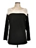 Unbranded Black Long Sleeve Blouse Size L - photo 1