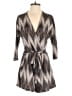 Veronica M. Chevron-herringbone Silver Romper Size XS - photo 1