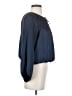 Go By Go Silk 100% Silk Blue Blouse Size XS - photo 4