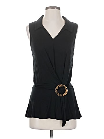 Indigo Rose Sleeveless Blouse (view 1)