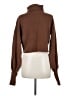 Silk & Salt Brown Turtleneck Sweater Size M - photo 2