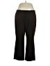Susan Graver Color Block Black Active Pants Size 1X (petite) - photo 1