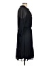 DKNY 100% Polyester Black Casual Dress Size 12 - photo 4