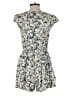 Lauren Conrad 100% Rayon Paisley Blue Romper Size 8 - photo 2