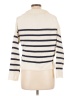 Pink Rose Stripes Ivory Pullover Sweater Size L - photo 2