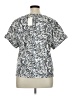 MELLODAY Silver Short Sleeve Blouse Size XL - photo 2
