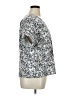 MELLODAY Silver Short Sleeve Blouse Size XL - photo 4