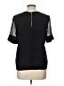 Forever 21 Black Short Sleeve Top Size L - photo 2