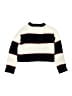Volcom 100% Polyester Stripes Black Pullover Sweater Size 7 - 8 - photo 2