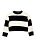 Volcom 100% Polyester Stripes Black Pullover Sweater Size 7 - 8 - photo 1